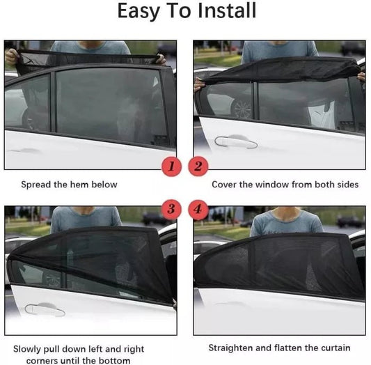 Universal Car Sun Shades (Pack of 4)
